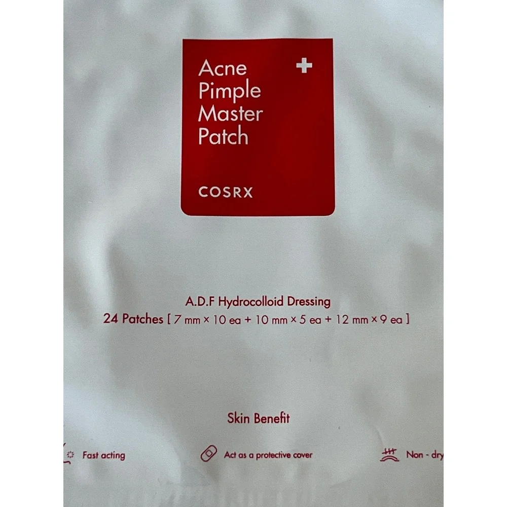 COSRX‎ Acne Pimple Master Patch ADF Hydrocolloid Dressing 24 Patches Fast Acting